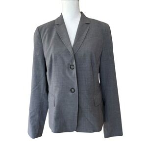 ESCADA‎ Sport Women's Grey Blazer Jacket Size 42 Professional Career Suit